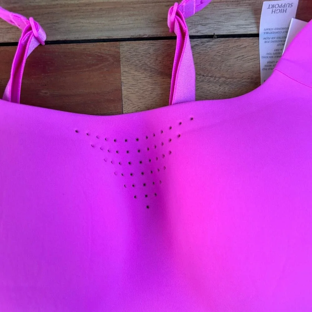 Victoria's Secret Seamless Sports Bra – Hot Pink – Medium Support NWT Size 36DDD